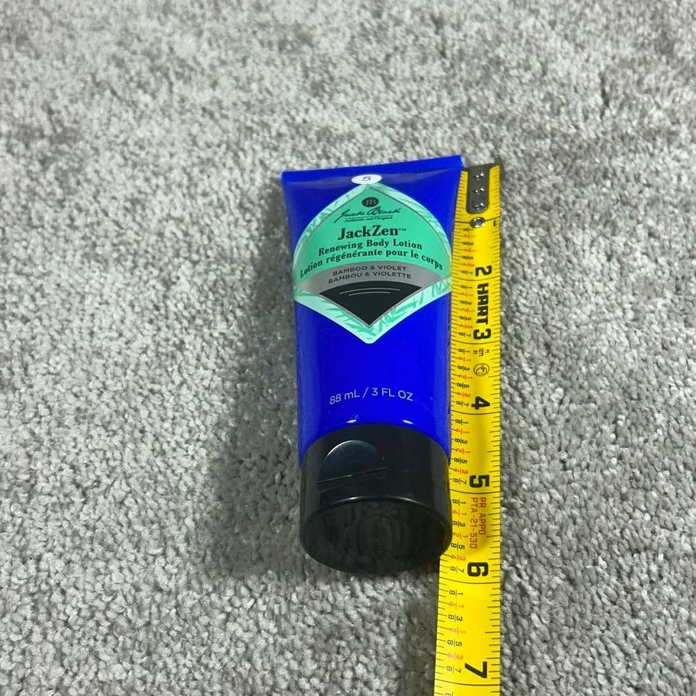 Jack Black JackZen Renewing Body Lotion Blue Bamboo Violet‎ Mens 3oz